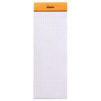 Bloc agrafé orange N 8 7,4x21 cm 80 feuillets 5x5 80g thumbnail image 6