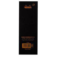 Bloc agrafé noir N 8 7,4x21 cm 80 feuillets 80g - Image 4