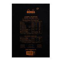 Bloc agrafé noir N 18 21x29,7 cm 80 feuillets uni 80g - Image 2