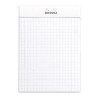 Bloc agrafé blanc N 13 10,5x14,8 cm 80 feuillets 5x5 80g - Image 2