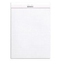 Bloc agrafé blanc N 16 14,8x21 cm 80 feuillets 5x5 80g - Image 3