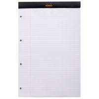 Bloc agrafé noir N 20 21x31,8 cm perforation 4 trous 80g - Image 2