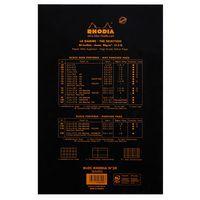 Bloc agrafé noir N 20 21x31,8 cm perforation 4 trous 80g - Image 3