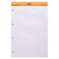 Bloc agrafé orange N 20 21x31,8 cm 80g perforation 4 trous thumbnail image 2