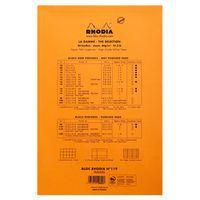 Bloc agrafé orange N 20 21x31,8 cm 80g perforation 4 trous thumbnail image 3