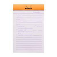 Bloc agrafé orange Message N 140 11x17 cm 80 feuillets 80g - Image 3