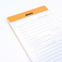 Bloc agrafé orange Message N 140 11x17 cm 80 feuillets 80g thumbnail image 4