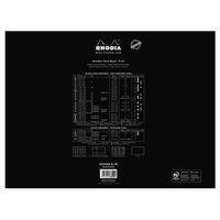 Bloc agrafé noir dotpad N 38 42x31,8 cm 80 feuillets 80g thumbnail image 2
