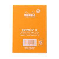 Bloc agrafé orange dotpad N 12 8,5x12 cm 80 feuillets 80g thumbnail image 3