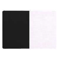 Cahier piqué noir dot 14,8x21cm 96 pages non détachables 80g - Image 2