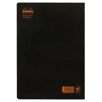 Cahier piqué noir dot 21x29,7cm 96 pages non détachables 80g - Image 2