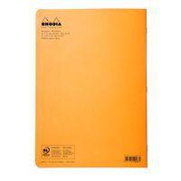 Cahier piqué orange dot 21x29,7 cm 96 pages non détachables - Image 3