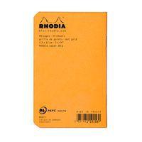 Carnet piqué orange dot 7,5x12 cm 48p non détachables 80g thumbnail image 2