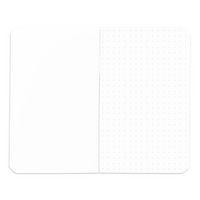 Carnet piqué blanc dot 7,5x12 cm 48p non détachables 80g - Image 3