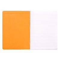 Cahier piqué orange 14,8x21 cm 96 pages non détachables 80g thumbnail image 3