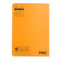 Cahier piqué orange 14,8x21 cm 96 pages non détachables 80g thumbnail image 2
