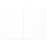 Cahier piqué blanc 14,8x21 cm 96 pages non détachables 80g - Image 3