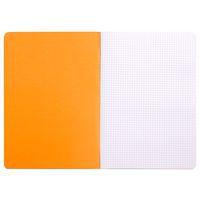 Cahier piqué orange 21x29,7 cm 96 pages 5x5 non détachables - Image 3