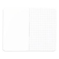 Carnet piqué blanc 7,5x12 cm 48p 5x5 non détachables 80g - Image 2