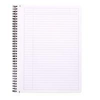 Notebook intégral orange ligné margé cadre en-tête A4+ - Image 2