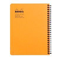 Notebook reliure intégrale orange 16x21 cm 160 pages 5x5 thumbnail image 3