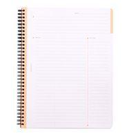 Meeting book reliure intégrale orange A4+, pages imprimées - Image 2