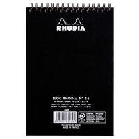 Bloc reliure intégrale noir dot 14,8x21 cm 80 feuillets - Image 2