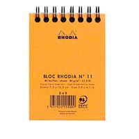 Bloc reliure intégrale orange 7,5x10,5 cm 80 feuillets 5x5 thumbnail image 6