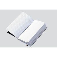 Carnet souple élastique orange 9x14 cm 5x5 avec cadre - Image 4