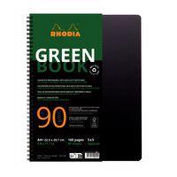 Rhodiactive Greenbook petits carreaux avec marge + cadre A4+ thumbnail image 2