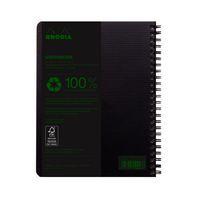 Rhodiactive Greenbook petits carreaux avec cadre A5+ - Image 2