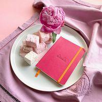 Rhodiarama carnet souple framboise A6 144 pages ligné 90g thumbnail image 2