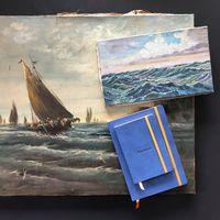 Rhodiarama carnet souple saphir A6 144 pages dot 90g - Image 2