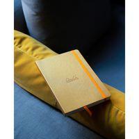 Rhodiarama carnet souple or A5 160 pages dot 90g - Image 2