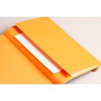 Rhodiarama carnet souple tangerine 19x25cm papier ivoire thumbnail image 2