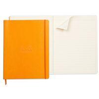 Rhodiarama cahier souple orange A4+ ligné papier ivoire 90g - Image 2