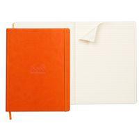 Rhodiarama cahier souple tangerine A4+ ligné papier ivoire - Image 5