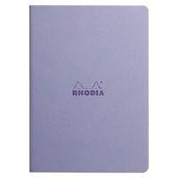 Cahier rhodiarama piqûre textile iris A5 64 pages dot 90 g - Image 3