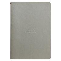 Cahier rhodiarama piqûre textile silver A5 64 pages dot 90 g - Image 3