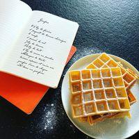 Cahier rhodiarama piqûre textile tangerine A5 64 pages ligné - Image 4