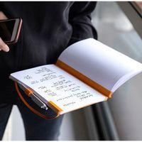 Carnet meeting noir A5+ 160 pages élastique + porte-stylo thumbnail image 7