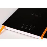 Carnet meeting noir A5+ 160 pages élastique + porte-stylo thumbnail image 4