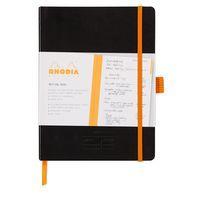 Carnet meeting noir A5+ 160 pages élastique + porte-stylo - Image 4
