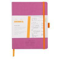 Carnet meeting lilas A5+ 160 pages élastique + porte-stylo - Image 3