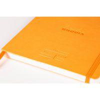 Carnet meeting orange A5+ 160 pages élastique + porte-stylo - Image 3