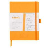 Carnet meeting orange A5+ 160 pages élastique + porte-stylo - Image 4