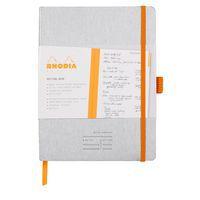 Carnet meeting silver A5+ 160 pages élastique + porte-stylo thumbnail image 2