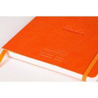 Carnet meeting tangerine A5+ élastique + porte-stylo - Image 2