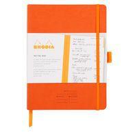 Carnet meeting tangerine A5+ élastique + porte-stylo - Image 3