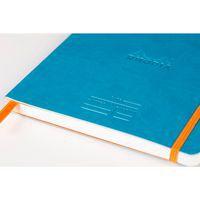 Carnet meeting turquoise A5+ élastique + porte-stylo - Image 2